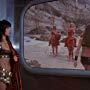 Nadia Cassini, Judd Hamilton, and Caroline Munro in Starcrash (1978)