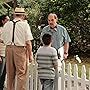 Director A.P. Gonzalez on the set of The Wetback with Eláyne Coba, Harold Cannon-Lopez and Victor Ramirez