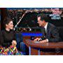Stephen Colbert and America Ferrera in The Late Show with Stephen Colbert (2015)