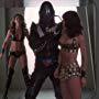 Nadia Cassini, Judd Hamilton, and Caroline Munro in Starcrash (1978)