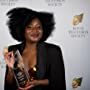 Susan Wokoma with her RTS Best On Screen Performance award for Crazyhead