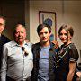 Roberto Sneider with famed writer Jose Agustin, Gael Garcia Bernal, and Veronica Echegui.