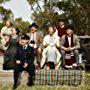 Shane Bourne, Caroline Goodall, Hugo Weaving, Alison Whyte, and James Mackay in The Dressmaker (2015)