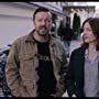 Ricky Gervais and Kelly Macdonald in Special Correspondents (2016)