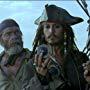 Johnny Depp and David Bailie in Pirates of the Caribbean: The Curse of the Black Pearl (2003)