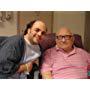 With Ed Asner on the set of CBC