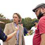 The brothers talk with actor John Schneider on the set of October Baby