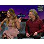 Robert Plant and Camila Morrone in The Late Late Show with James Corden (2015)