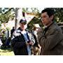 Nicolas Falacci, with Lou Diamond Phillips, directing final episode of Numb3rs.