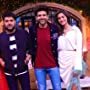 Kartik Aaryan, Kapil Sharma, Bhumi Pednekar, and Ananya Panday in The Kapil Sharma Show: The Star-Cast of Pati Patni aur Woh (2019)