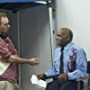 Allan Ungar and Danny Glover on the set of Gridlocked (2015)