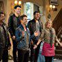 Jordan Knight, Andrea Barber, Jonathan Knight, Joey McIntyre, Jodie Sweetin, Danny Wood, and New Kids on the Block in Fuller House (2016)