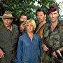 Lee Van Cleef, Mimsy Farmer, Lewis Collins, Thomas Danneberg, and Manfred Lehmann in Code Name: Wild Geese (1984)