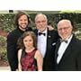 Alexandra Goodman at the 44th Daytime Emmys red carpet, with Michael McShane, John Prosky, and Ian Stark.