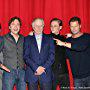 Wolfgang Petersen, Til Schweiger, Michael Herbig, Jan Josef Liefers, Matthias Schweighöfer, and Antje Traue at an event for Four Against the Bank (2016)