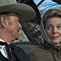 Lauren Bacall and John Wayne in The Shootist (1976)