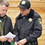 (Left to Right) Dir. Brett Hedlund and Blake Sheldon on the set of "The Stand at Paxton County"