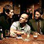 Jason Flemyng, Dexter Fletcher, Jason Statham, and Nick Moran in Lock, Stock and Two Smoking Barrels (1998)