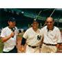 Paul Borghese as Yogi Berra in the HBO movie 61*. On set with director/executive producer, Billy Crystal and Yogi Berra. 