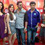 Ajay Devgn, Madhur Bhandarkar, Shradha Das, and Shazahn Padamsee at an event for Dil Toh Baccha Hai Ji (2011)