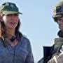 Director Gabriela Cowperthwaite and Kate Mara on set of Megan Leavey