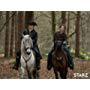 Caitriona Balfe and Sam Heughan in Outlander (2014)