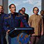 Scott Bakula, John Billingsley, Jolene Blalock, Dominic Keating, and Connor Trinneer in Star Trek: Enterprise (2001)