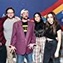 Kevin Smith, Andy Samberg, Cristin Milioti, Max Barbakow, and Camila Mendes at an event for The IMDb Studio at Sundance: The IMDb Studio at Acura Festival Village (2020)