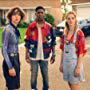 Samara Weaving, Kid Cudi, and Brigette Lundy-Paine in Bill &amp; Ted Face the Music (2020)