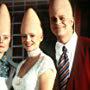 Dan Aykroyd, Jane Curtin, and Michelle Burke in Coneheads (1993)