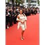 Kira Madallo Sesay on the red carpet in Cannes