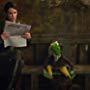 Tina Fey and Kermit the Frog in Muppets Most Wanted (2014)