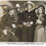 Cal Shrum, Charles Starrett, Jimmy Wakely, Ozie Waters, Art Wenzel, and Constance Worth in Sagebrush Heroes (1945)