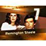 Pierce Brosnan and Stephanie Zimbalist in Remington Steele (1982)
