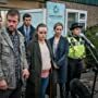 Daniel Ryan, Morven Christie, Jonas Armstrong, Chanel Cresswell, and Taheen Modak in The Bay (2019)