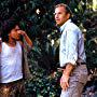 Kevin Costner and Jacob Vargas in Dragonfly (2002)