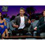 Eric Bana, Padma Lakshmi, and Anders Holm in The Late Late Show with James Corden (2015)