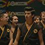 Jacob Bertrand, Xolo Maridueña, Owen Morgan, and Nichole Brown in Cobra Kai (2018)