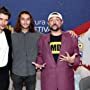 Kevin Smith, Ben Whishaw, and Aneil Karia at an event for The IMDb Studio at Sundance: The IMDb Studio at Acura Festival Village (2020)