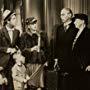 Esther Dale, Arthur Hohl, Arthur Lake, Larry Simms, Penny Singleton, Ray Turner, and Daisy in Blondie Has Servant Trouble (1940)