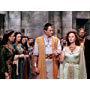 Gregory Peck, Susan Hayward, Jayne Meadows, and James Robertson Justice in David and Bathsheba (1951)