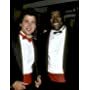 Rob Lowe and Clarence Clemons at an event for Rocky IV (1985)