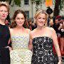 Emilia Clarke, Jojo Moyes, and Thea Sharrock at an event for Me Before You (2016)