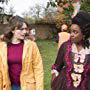 Charlotte Ritchie and Lolly Adefope in Ghosts (2019)