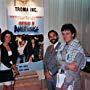 Eric Louzil & Lloyd Kayfman at the Carlton Hotel at the Cannes Film Festival in 1990 for premiere of "Fortress of Amerikka".