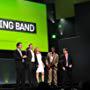 TBS Upfronts 2011: The Wedding Band. Peter Cambor, Brian Austin Green, Melora Hardin, Harold Perrineau and Derek Miller