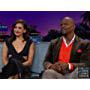 Terry Crews and Nina Dobrev in The Late Late Show with James Corden (2015)