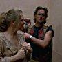 Michael Douglas, Kathleen Turner, and Alfonso Arau in Romancing the Stone (1984)