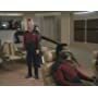 Marina Sirtis, LeVar Burton, and Patrick Stewart in Star Trek: The Next Generation (1987)