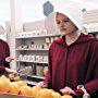 Elisabeth Moss and Alexis Bledel in The Handmaid